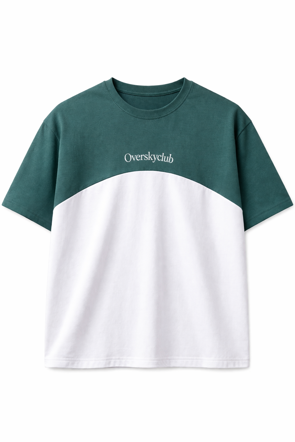 Remera boxy combinada