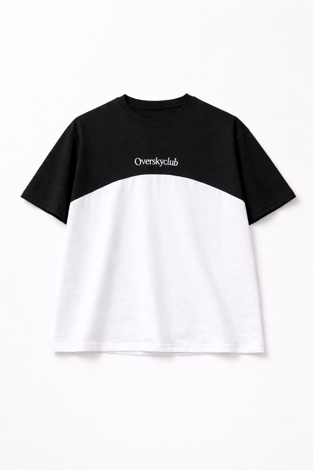 Remera boxy combinada