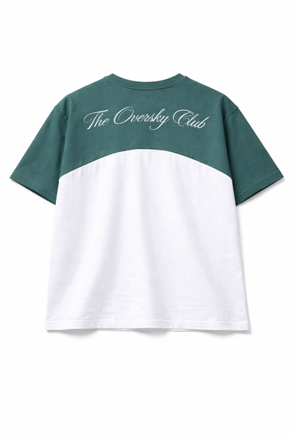 Remera boxy combinada