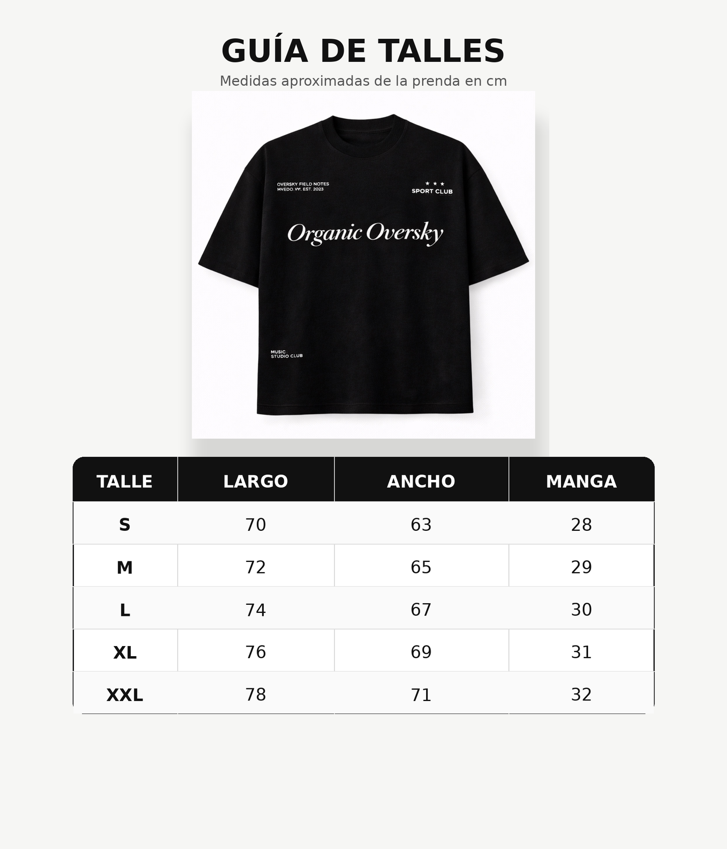 Remera boxy
