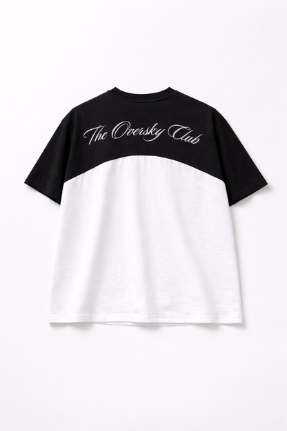 Remera boxy combinada